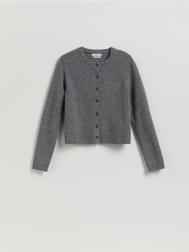 Wool cardigan - RESERVED