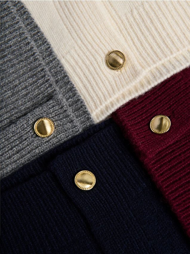 Wool cardigan - RESERVED