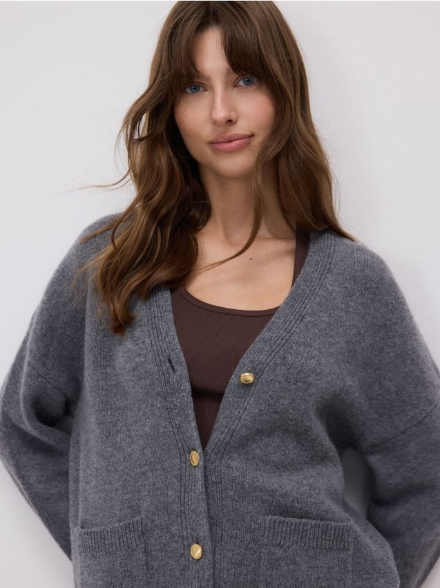 Cardigan en laine - RESERVED
