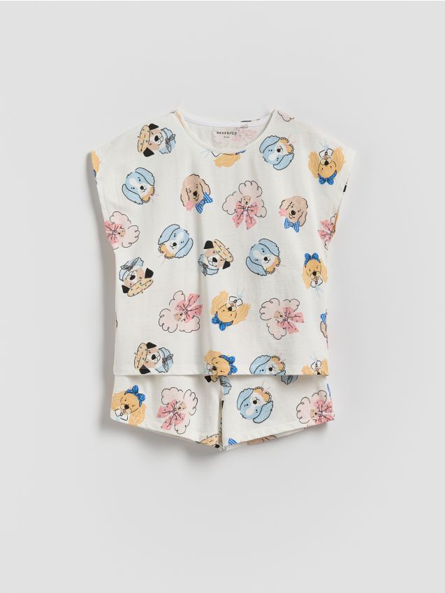 Zweiteiliges bedrucktes Pyjama-Set - RESERVED