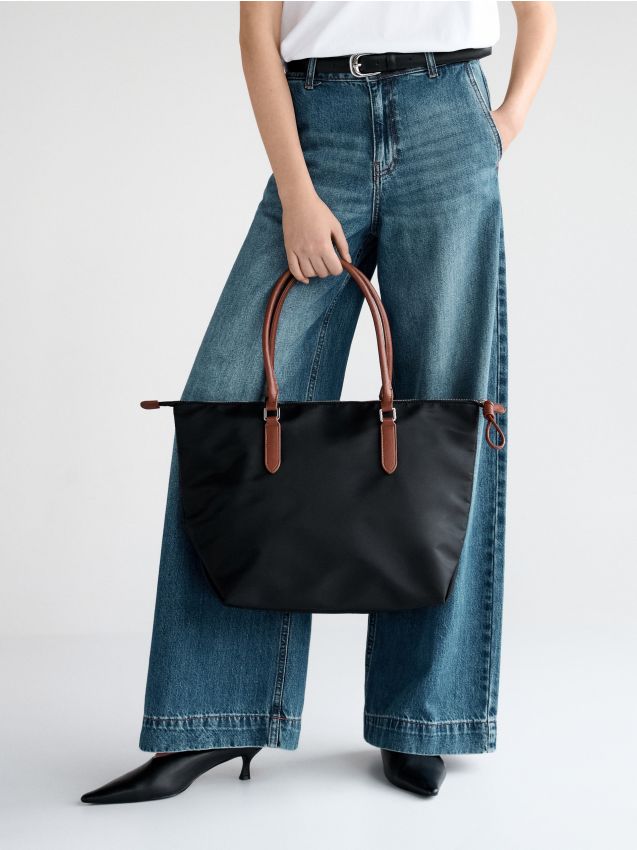 Fabric shopper bag - RESERVED
