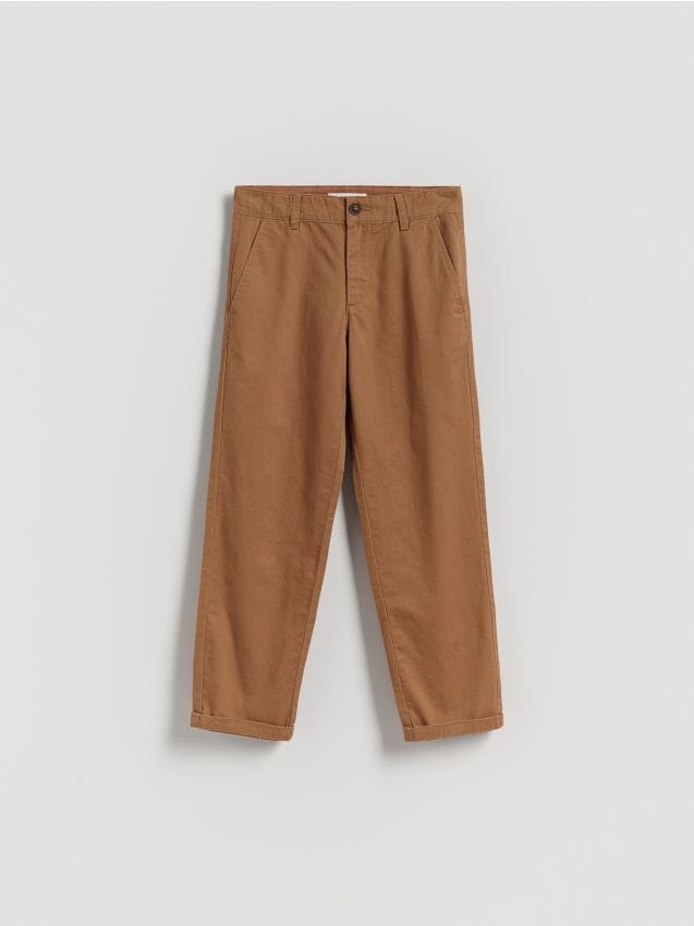 Cotton rich chino trousers - RESERVED
