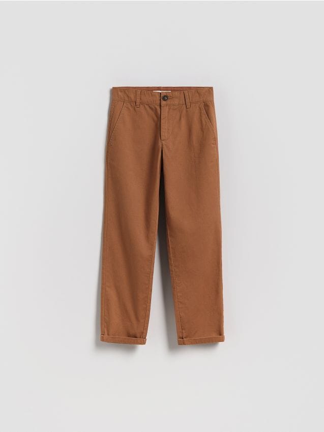 Cotton rich chino trousers - RESERVED