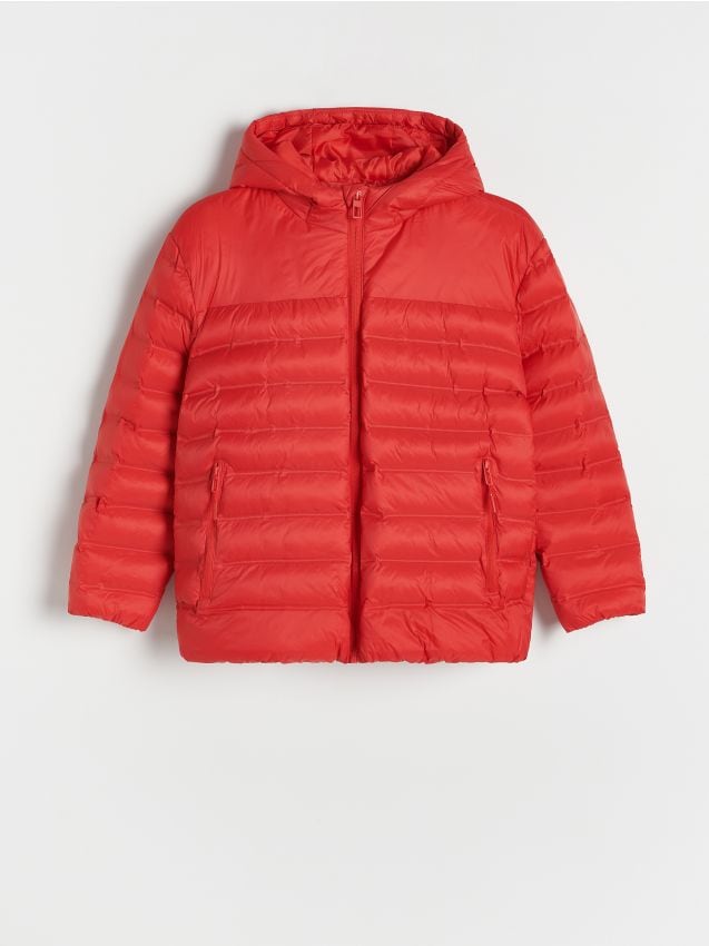 Quilted jacket with hood - RESERVED