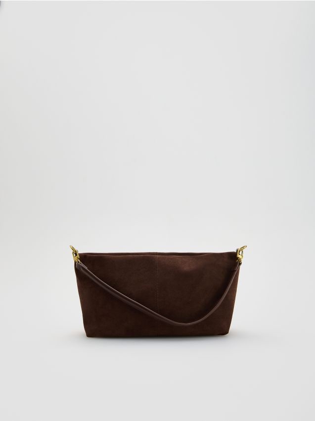 Sac bandoulière en daim synthétique - RESERVED