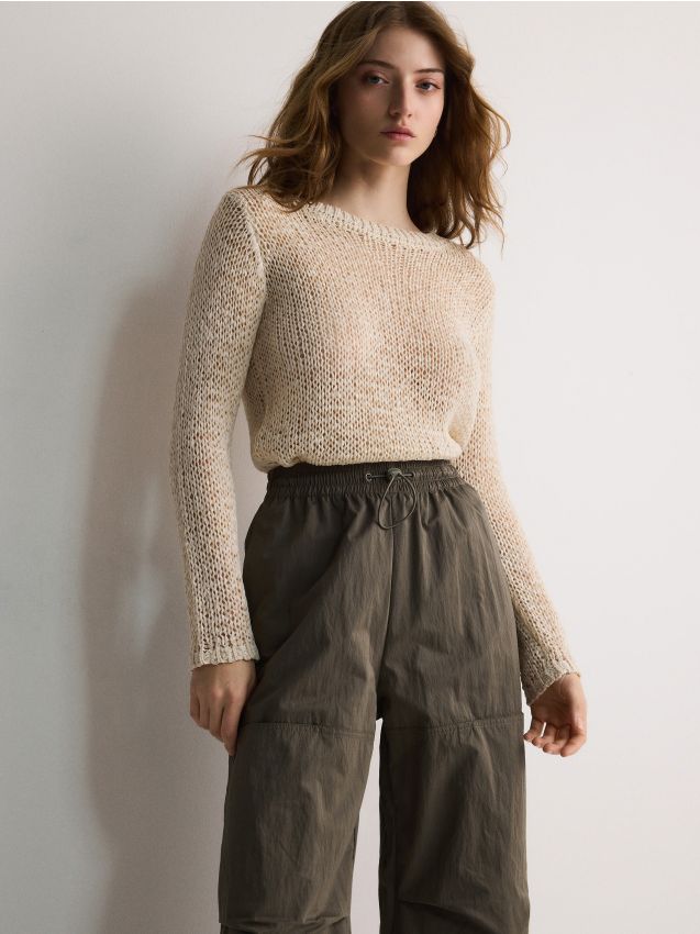 Jumper in loose knit - RESERVED