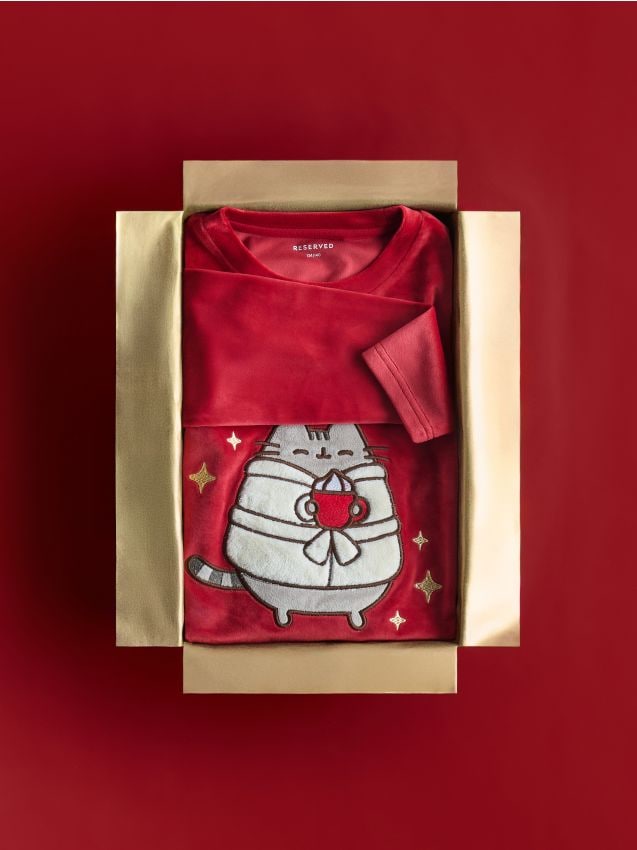 Pusheen velour pyjama set - RESERVED