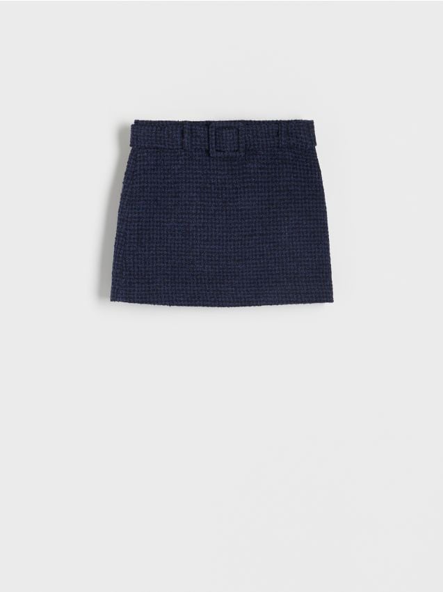 Bouclé minirok - RESERVED
