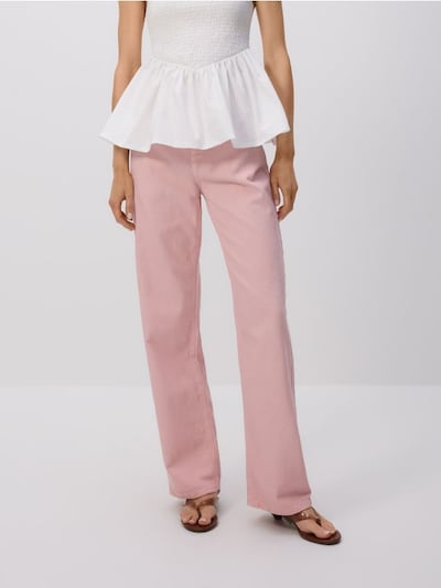 Wide leg farmerke