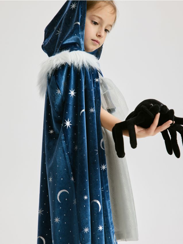 Capa de terciopelo con diadema - RESERVED