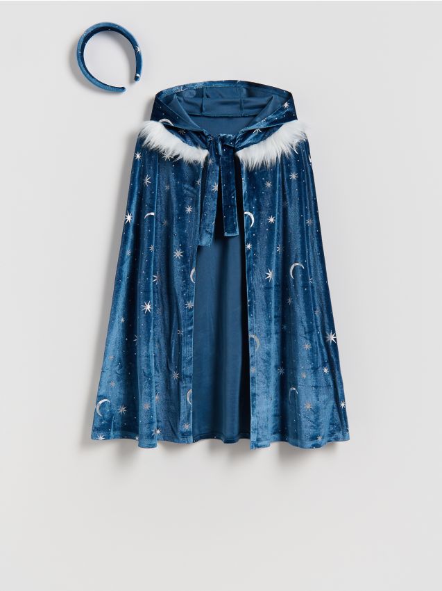 Capa de terciopelo con diadema - RESERVED