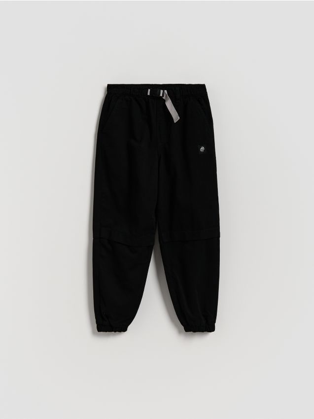 Reserved - Pantaloni jogger din bumbac - negru