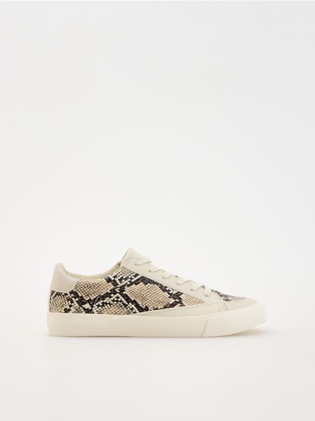 Reserved - sneakers cu talpă groasă - bej