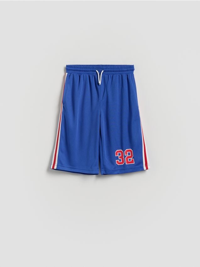 Reserved - Pantaloni scurți sport - albastru