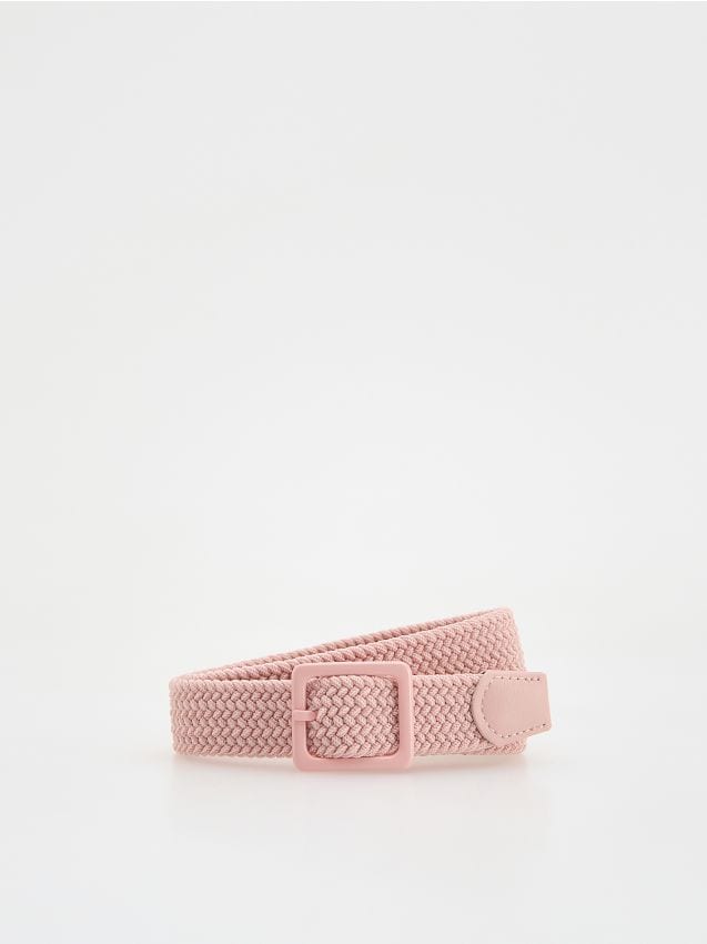 Woven belt with buckle - RESERVED