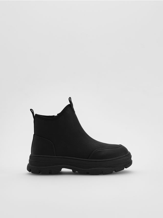 Zip up ankle boots - RESERVED