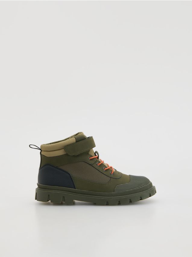Reserved - Botine înalte - verde