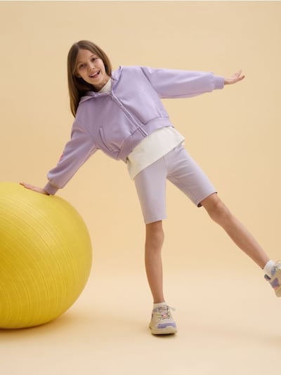 Bikeshorts mit hohem Baumwollanteil