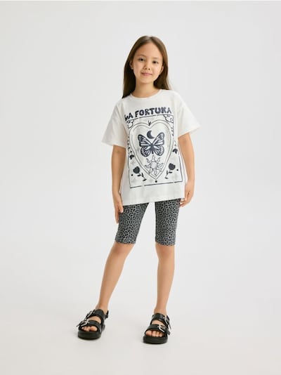 Patterned cycling shorts