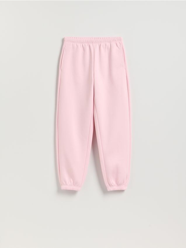 Reserved - Спортен панталон с маншети - черeн