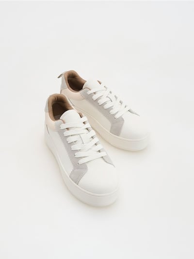 Leather trainers