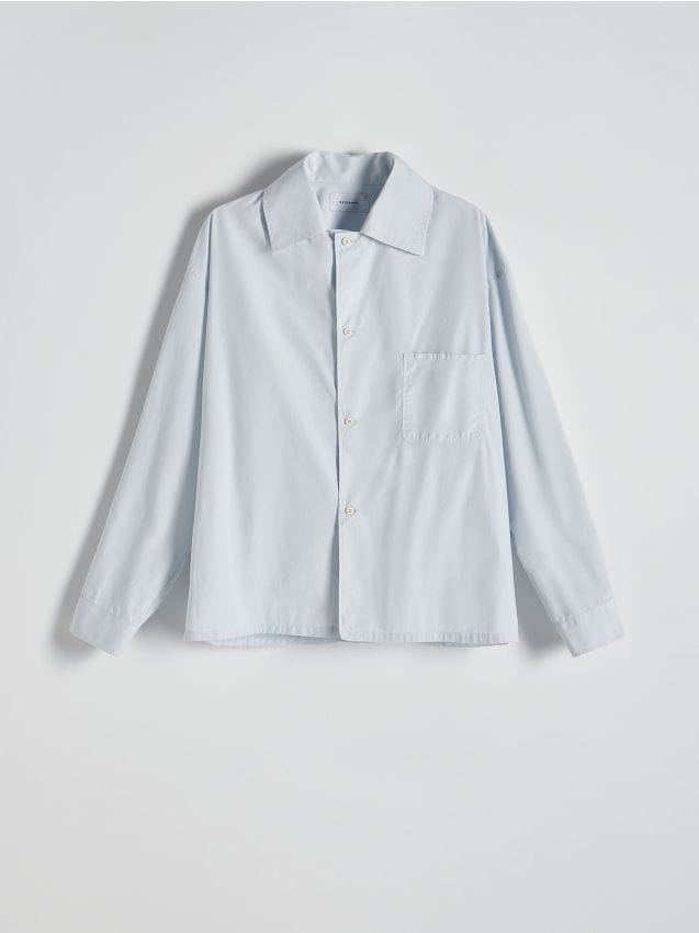 Reserved - men`s shirt - albastru-pal