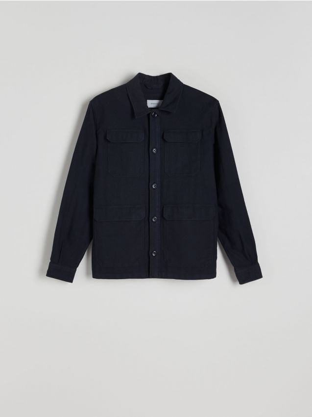 Reserved - men`s shirt - bleumarin