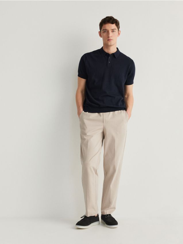 Wide leg trousers - RESERVED