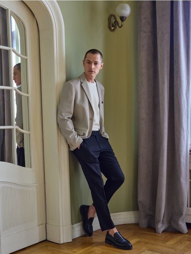 Slim hlače od odijela - RESERVED