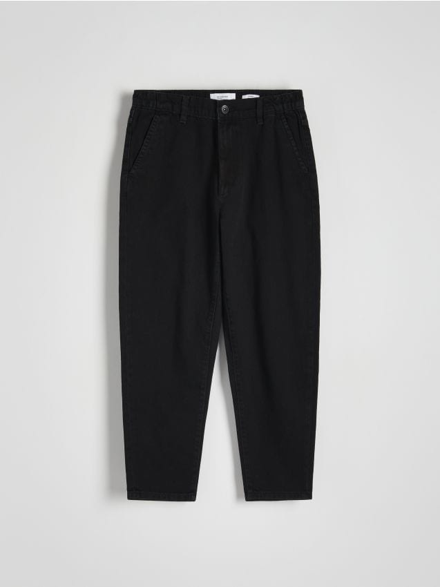 Reserved - blugi carrot fit - negru
