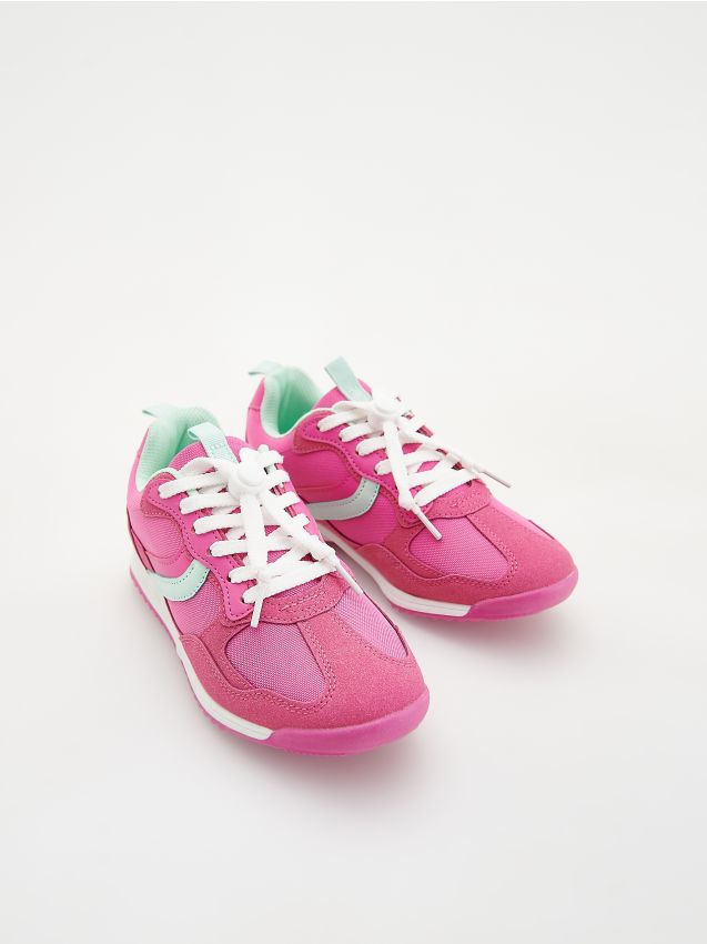 Combined materials sneakers - RESERVED