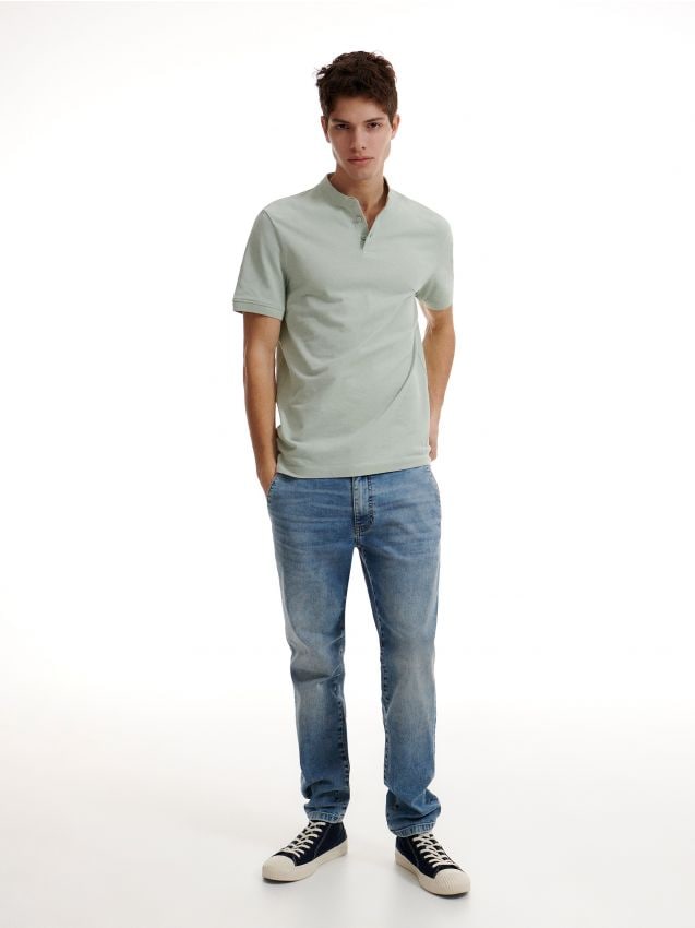 Reserved - blugi chino - albastru