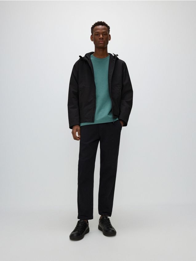 Reserved - blugi joggers - negru