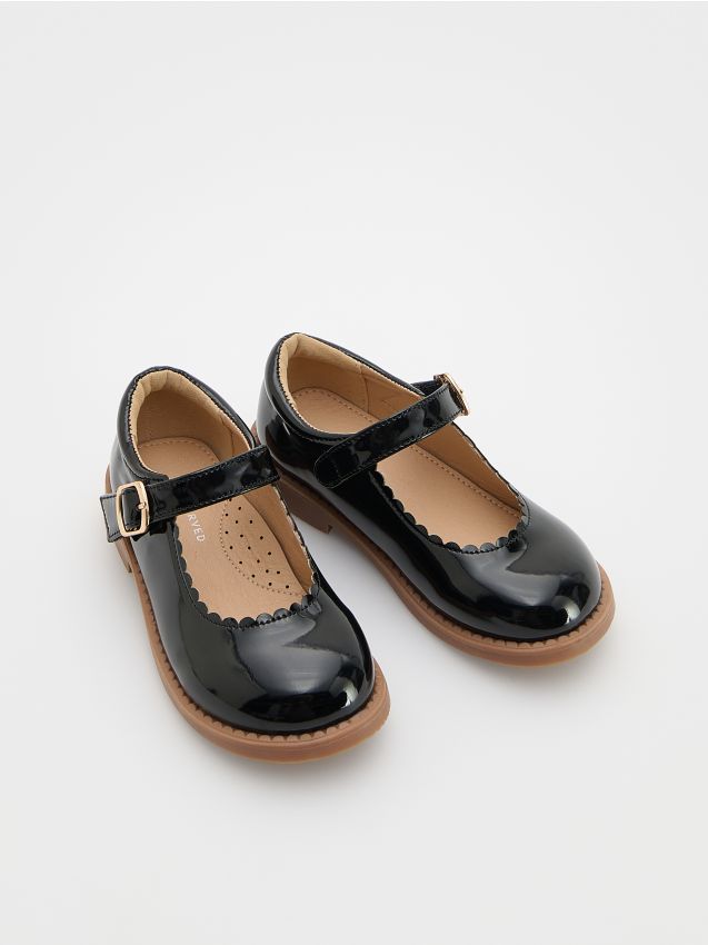 Reserved - girls` ballerinas - negru