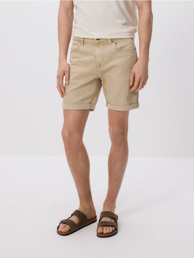 Slim fit šorc od trapera - RESERVED