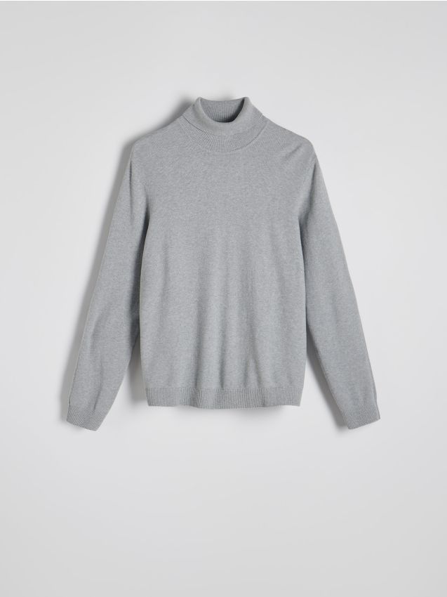 Cotton turtleneck jumper - RESERVED