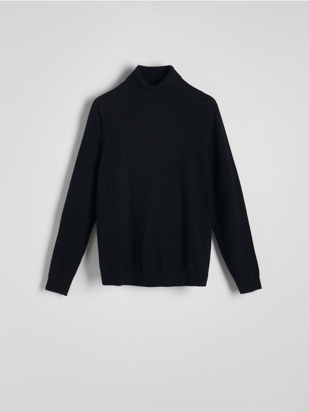 Cotton turtleneck jumper - RESERVED
