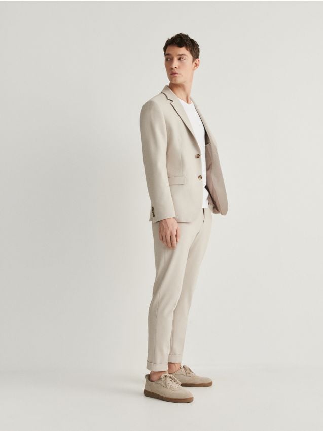 Reserved - sacou comfort fit - bej