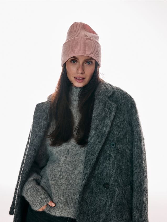 Viscose blend beanie - RESERVED
