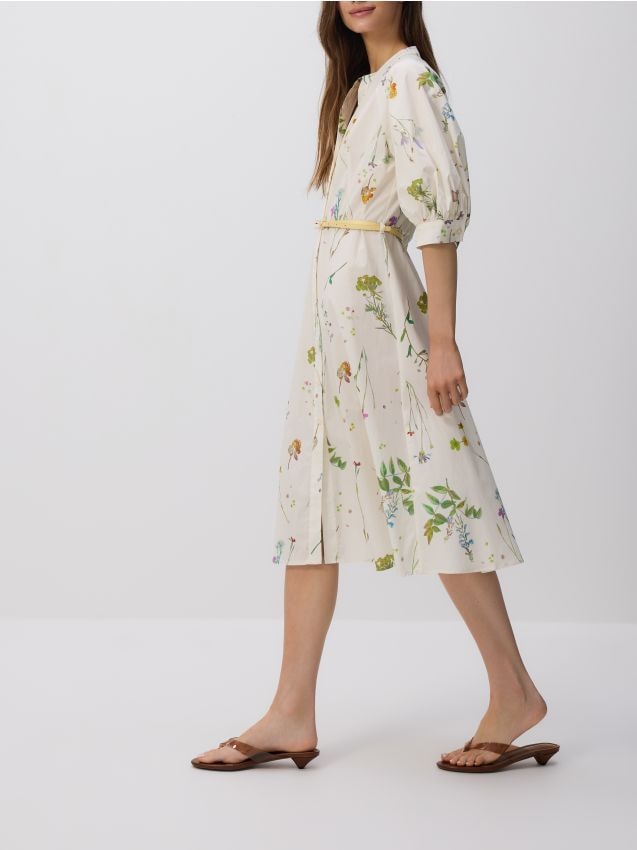 Rochie midi cu model floral - RESERVED