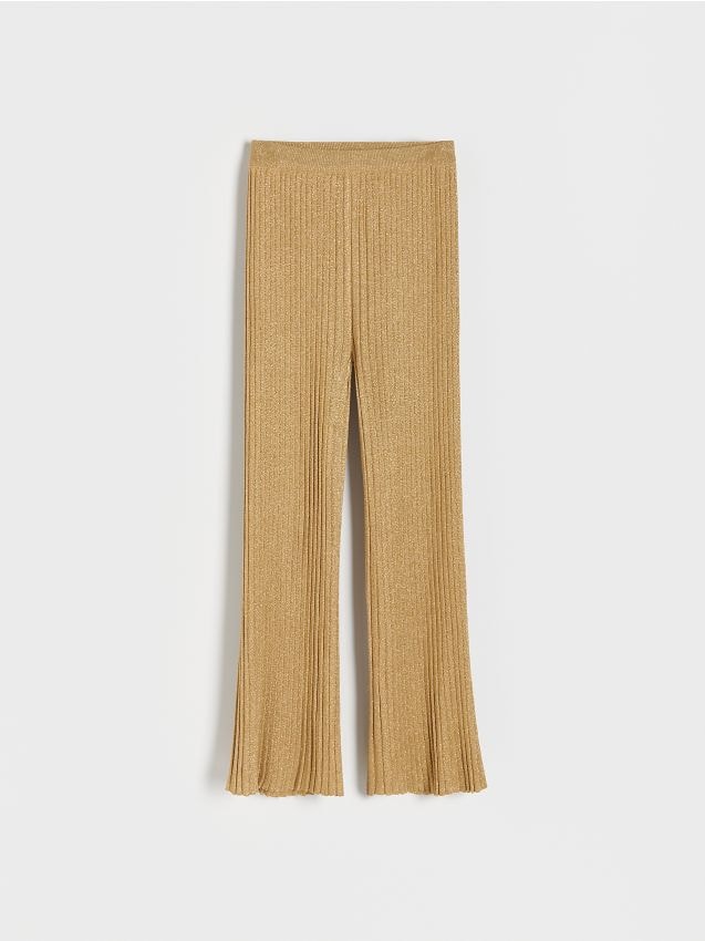 Glittering jersey trousers - RESERVED