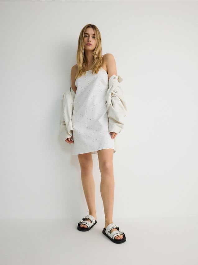 Openwork mini dress - RESERVED
