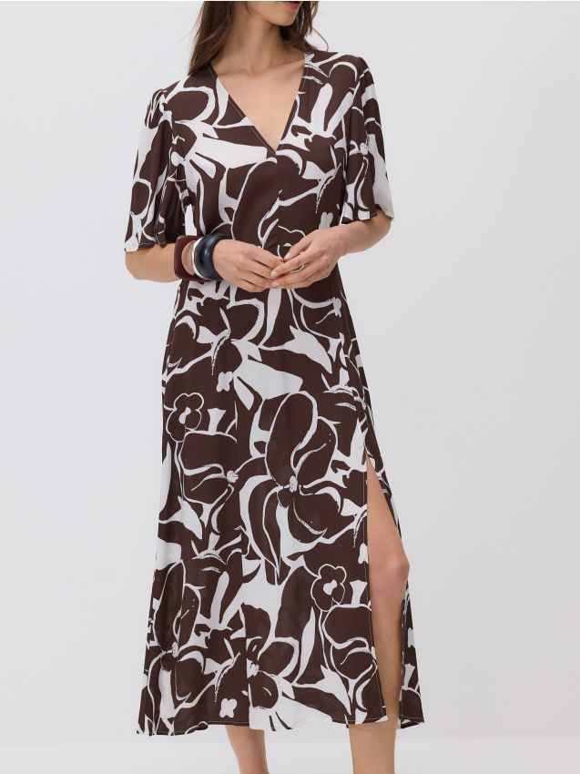 Robe en viscose - RESERVED