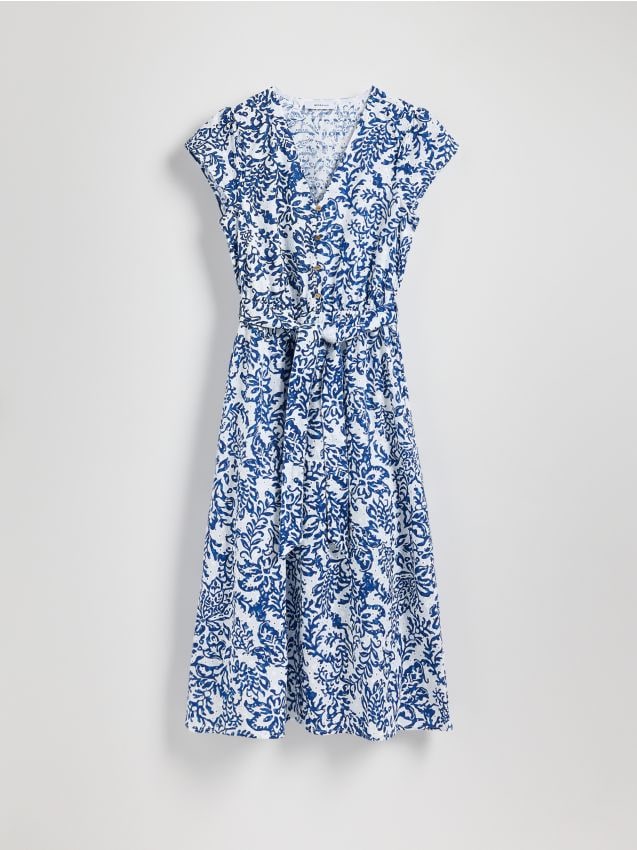 Reserved - LADIES` DRESS - bleumarin Reserved - LADIES` DRESS - bleumarin