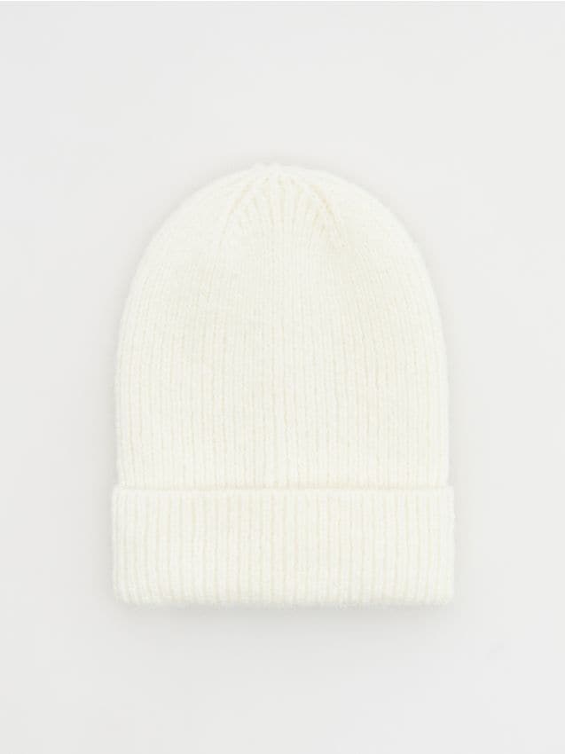 Reserved - căciulă beanie - crem