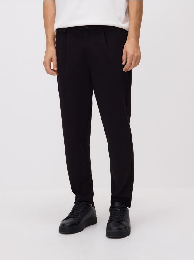 Reserved - Pantaloni chino regular fit - negru
