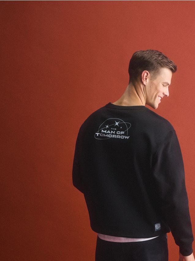 Baumwoll-Sweatshirt SUPERMAN™ - RESERVED