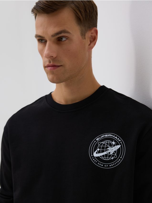 Baumwoll-Sweatshirt SUPERMAN™ - RESERVED