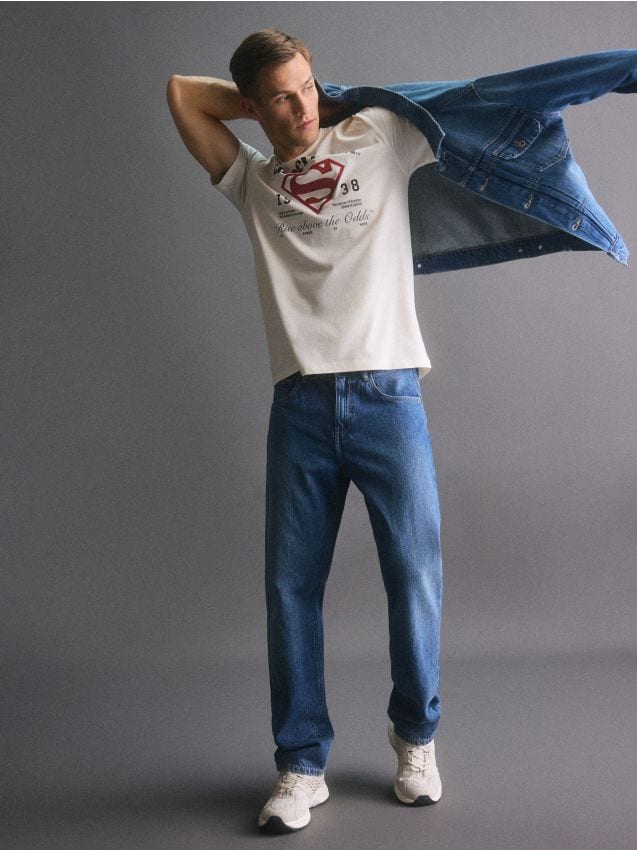 SUPERMAN™ cotton regular fit t-shirt - RESERVED
