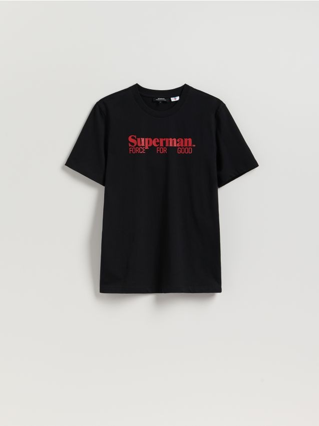 Baumwoll-T-Shirt regular fit SUPERMAN™ - RESERVED
